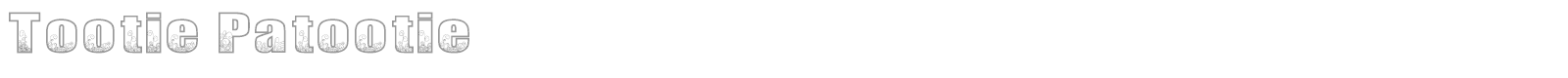 Tootie Patootie font preview
